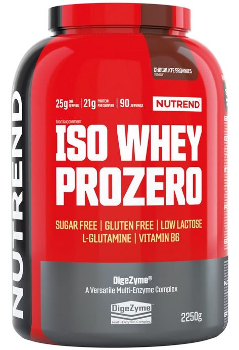 Nutrend Iso Whey Prozero 2.25Kg Chocolate Brownies, [],advancednutrition.ro
