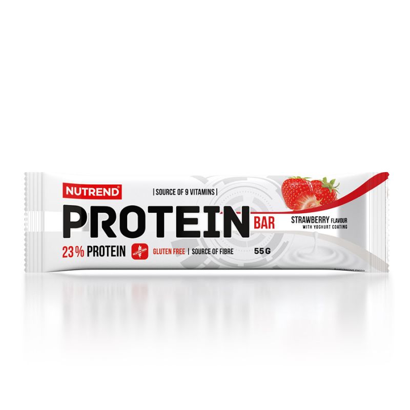 Nutrend Protein Bar 55gr Capsuni, [],advancednutrition.ro