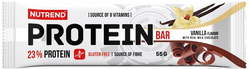 Nutrend Protein Bar 55gr Vanilie, [],advancednutrition.ro