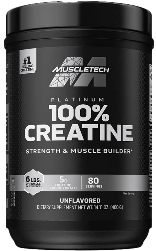 Platinum 100% Creatine Monohydrate 400g MuscleTech, [],advancednutrition.ro