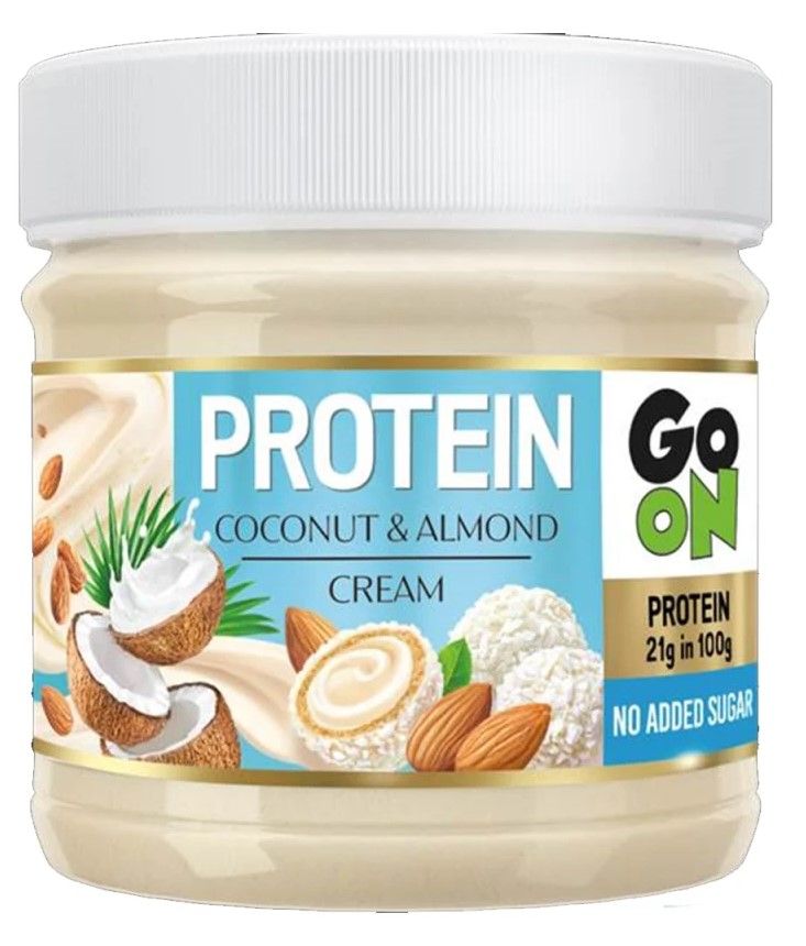 Protein Coconut & Almond Cream (180g) GO ON Nutrition Coconut & Almond, [],advancednutrition.ro