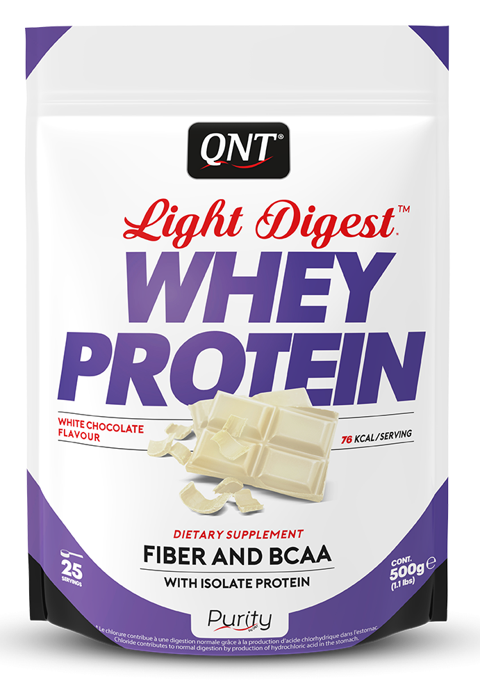 QNT LIGHT DIGEST WHEY PROTEIN 500g Ciocolata Alba, [],advancednutrition.ro