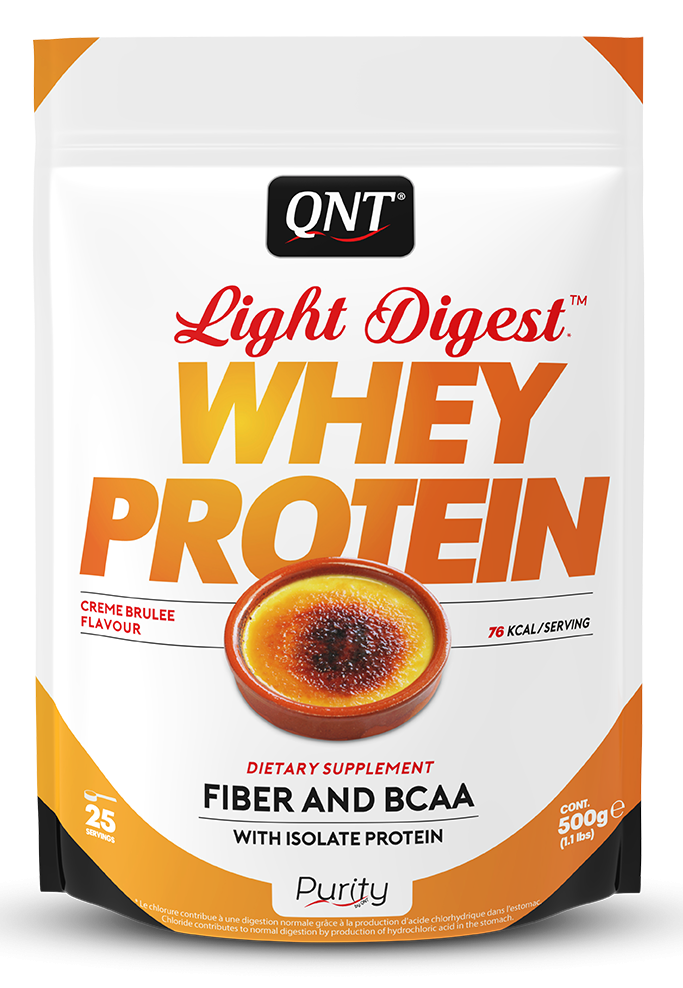 QNT LIGHT DIGEST WHEY PROTEIN 500g Creme Brulee, [],advancednutrition.ro