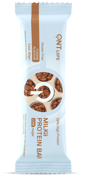 QNT Milkii Protein Bar 60g Cookie, [],advancednutrition.ro