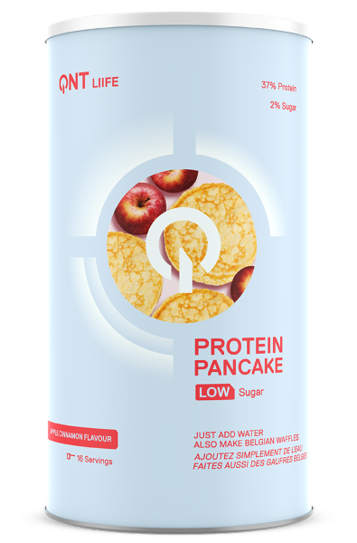 QNT Protein Pancake Low Sugar 500g Apple Cinnamon, [],advancednutrition.ro