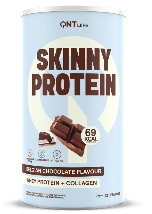 Skinny Protein 440g Belgian Chocolate QNT, [],advancednutrition.ro