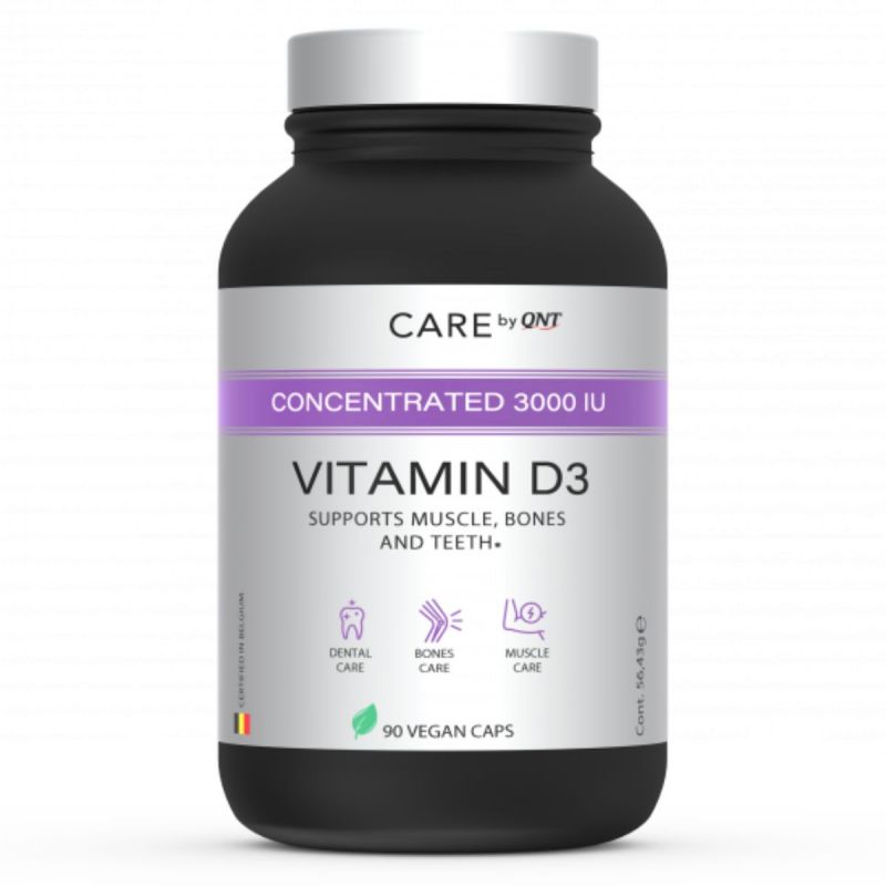 D3 Vitamin D3 - 3000 IU- 90 Vegan Caps QNT
, [],advancednutrition.ro