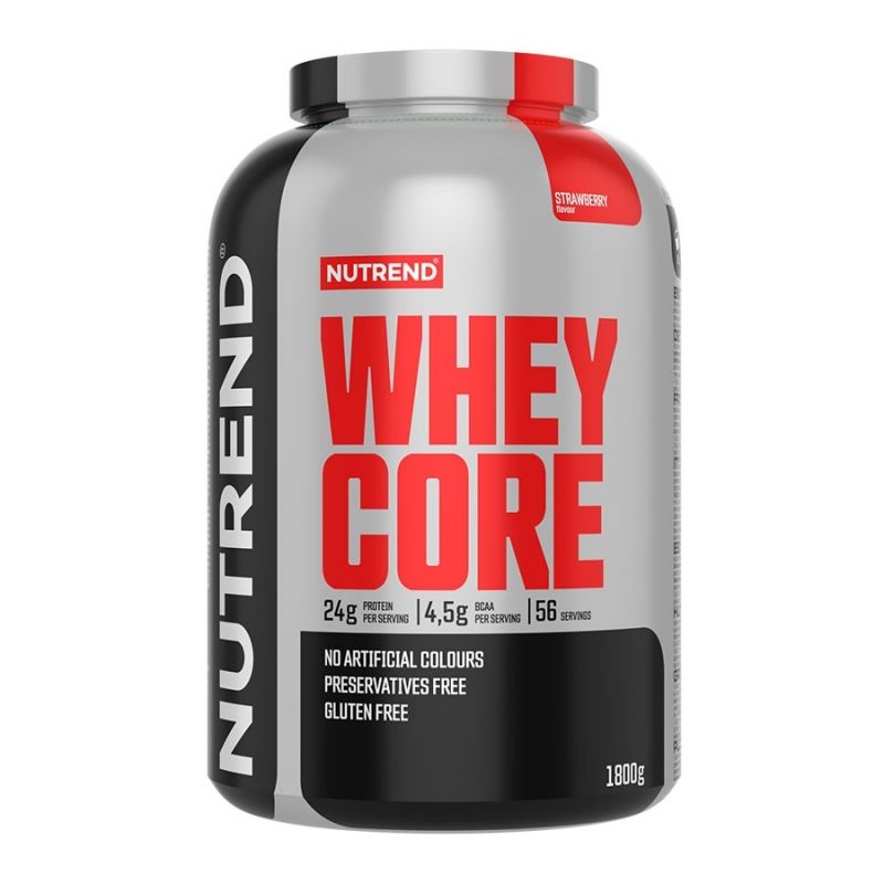 Whey Core 1800g Capsuni Nutrend, [],advancednutrition.ro