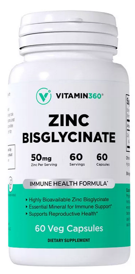 Zinc Bisglycinate 50 mg 60 Capsule, [],advancednutrition.ro
