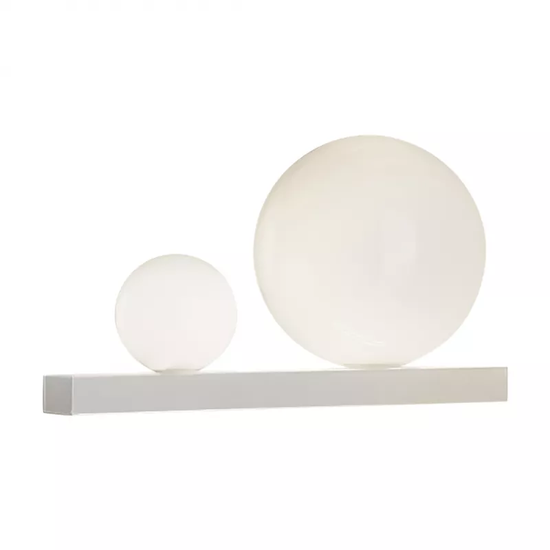 Aplica RUBY alb mat - alb opal 146013 metal - sticla LED 1x G9 5W - 1x G9 2.5W