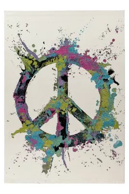 Covor Freestyle FRE 401 Multi Peace Symbol 80x150cm