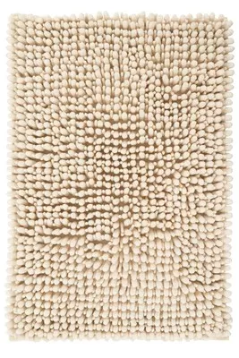 Covoras baie anti-slip Fluffy FLU 700 Ivory 50x90cm