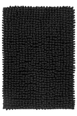 Covoras baie anti-slip Fluffy FLU 700 Negru 67x110cm