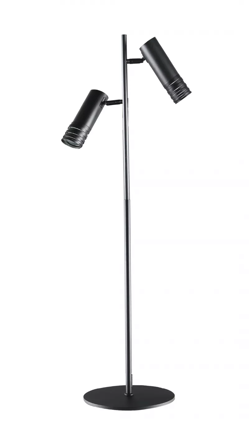 Lampadar DRILL PT2 negru acril-aluminiu-metal 107005 2xGU10