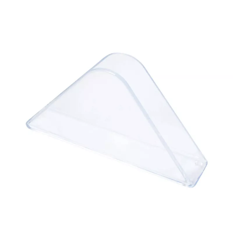 Suport servetele, din plastic, 14 x 7.5 cm, transparent