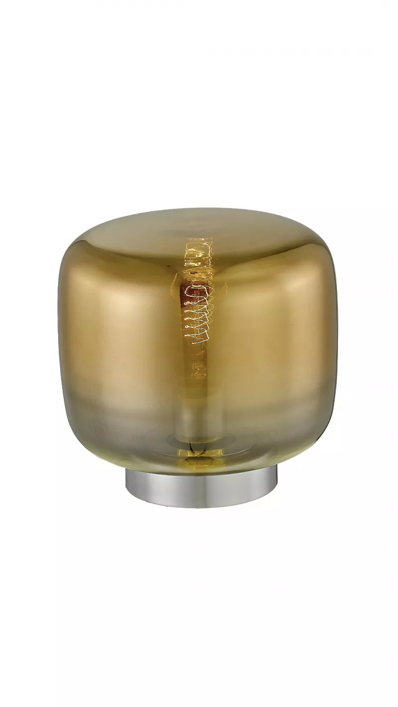 Veioza ROTARY TL1 bronz sticla 108011 1xE27