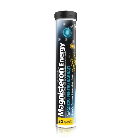 AFLOFARM MAGNISTERON ENERGY 20CP EFERVESCENTE, [],axafarm.ro