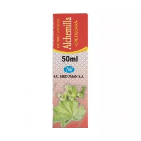 ALCHEMILLA EXTRACT LICHID 50ML MEDUMAN, [],axafarm.ro
