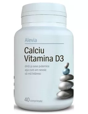 ALEVIA CALCIU +VIT.D3 40CP, [],axafarm.ro