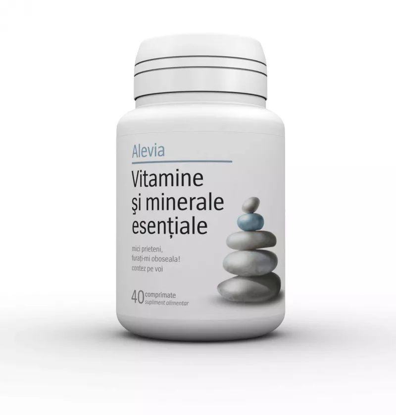 ALEVIA VITAMINE SI MINERALE ESENTIALE 40CP, [],axafarm.ro