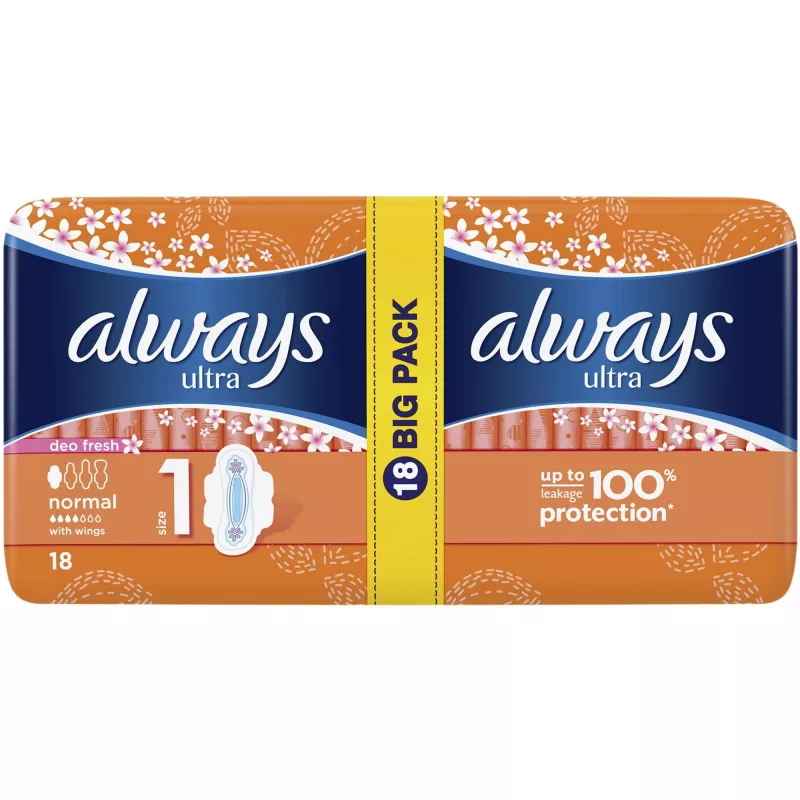 ALWAYS DUO PACK DEO FRESH NORMAL 18, [],axafarm.ro