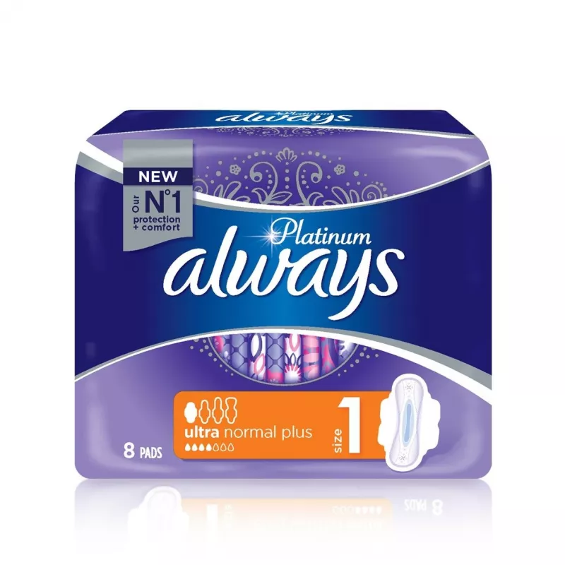 ALWAYS PLATINUM NORMAL 8 BUC, [],axafarm.ro