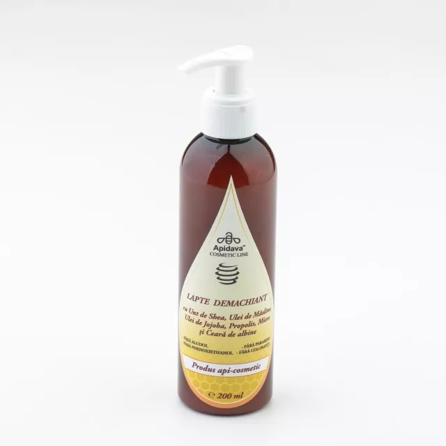 APIDAVA LAPTE DEMACHIANT 200ML   APIDAVA COSMETIC LINE, [],axafarm.ro