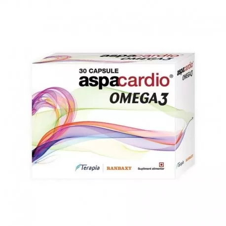 ASPACARDIO MIX OMEGA 3 + Q10 X 30CPS, [],axafarm.ro