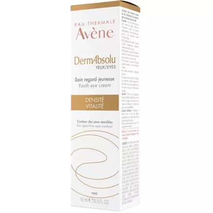 AVENE DERMABSOLU CREMA ANTI-IMBATRANIRE OCHI 15ML, [],axafarm.ro