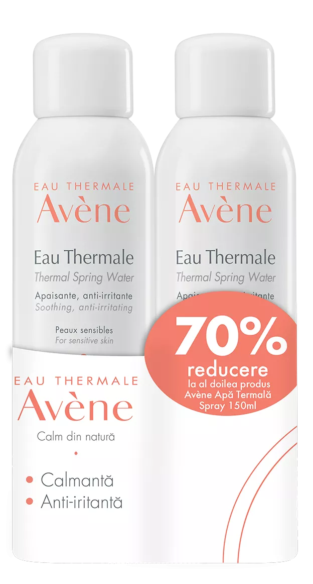 AVENE PROMO APA TERMALA 150ML + 70% RED LA AL DOILEA PRODUS, [],axafarm.ro