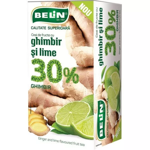 BELIN CEAI GHIMBIR SI LIME 20 PLICURI, [],axafarm.ro