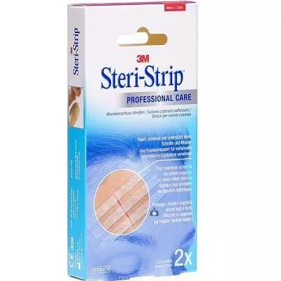BENZI ADEZIVE STERI STRIP TRANP. 3 MMx75 MMx2 BUC., [],axafarm.ro