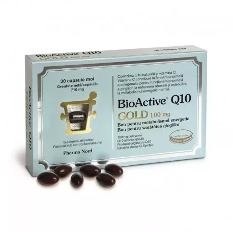 BIOACTIVE Q10 GOLD 100MG X 30CPS.MOI, [],axafarm.ro