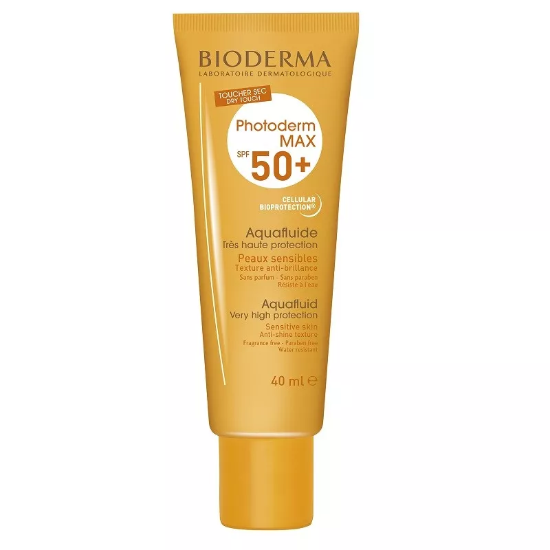 BIODERMA PHOTODERM MAX AQUAFLUIDE INCOLOR SPF50+ 40ML, [],axafarm.ro