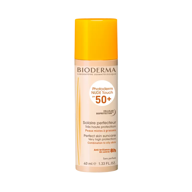 BIODERMA PHOTODERM NUDE TOUCH FOARTE DESCHIS SPF 50+ 40ML, [],axafarm.ro
