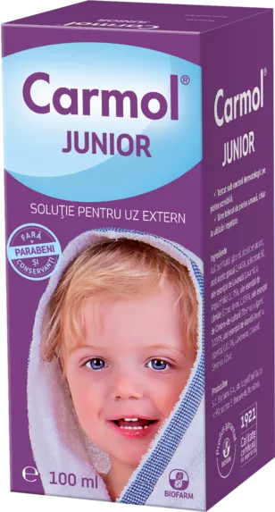 BIOFARM CARMOL JUNIOR 100ML, [],axafarm.ro