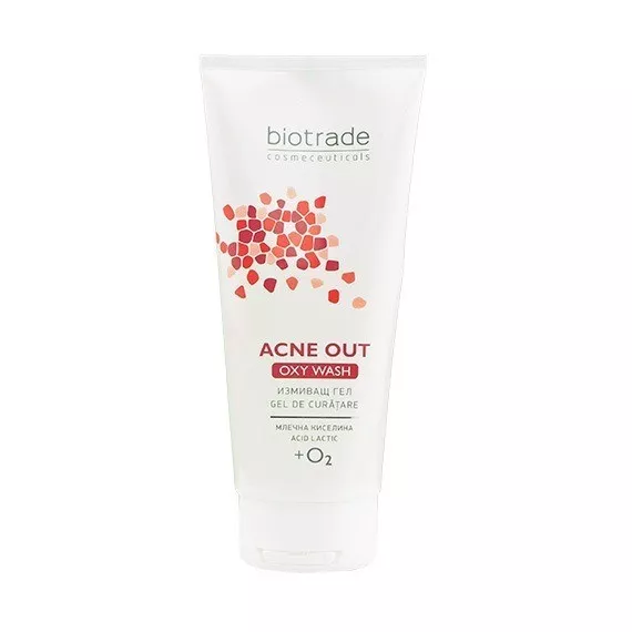 BIOTRADE ACNE OUT OXY WASH GEL CURATARE 200 ML, [],axafarm.ro
