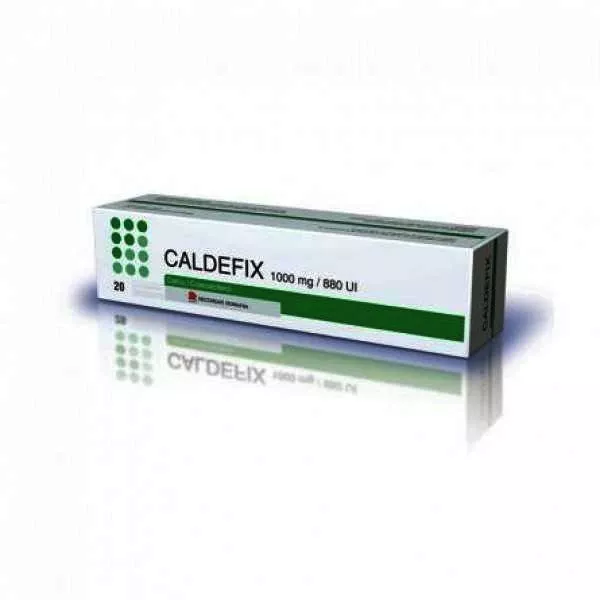 CALDEFIX 1000mg/880UI x 20 COMPR. EFF. 1000mg/880UI RECORDATI ROMANIA S, [],axafarm.ro