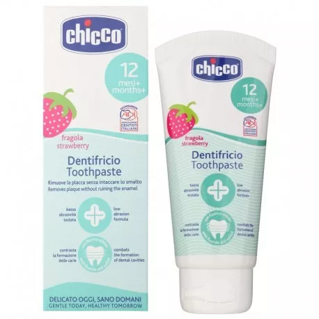 CHICCO PASTA DINTI CAPSUNI, [],axafarm.ro