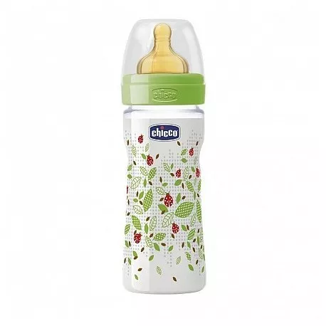 CHICCO PP BIBERON 250 ML UNISEX LATEX 2m+, [],axafarm.ro