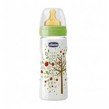 CHICCO PP BIBERON 330 ML UNISEX LATEX 4m+, [],axafarm.ro