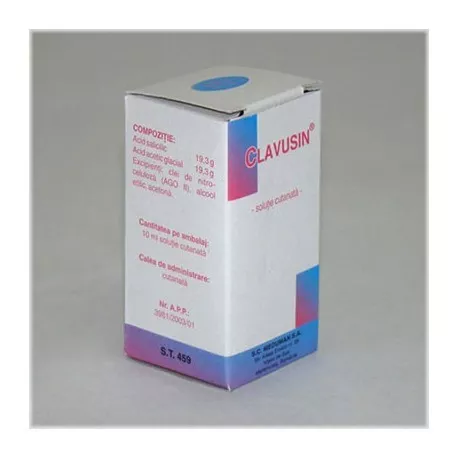 CLAVUSIN x 1 SOL. CUT. FARA CONCENTRATIE MEDUMAN VISEU SA, [],axafarm.ro