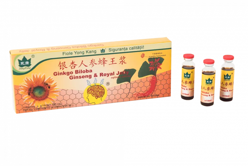 CO GINKGO BILOBA GINSENG X10 FIOLE, [],axafarm.ro