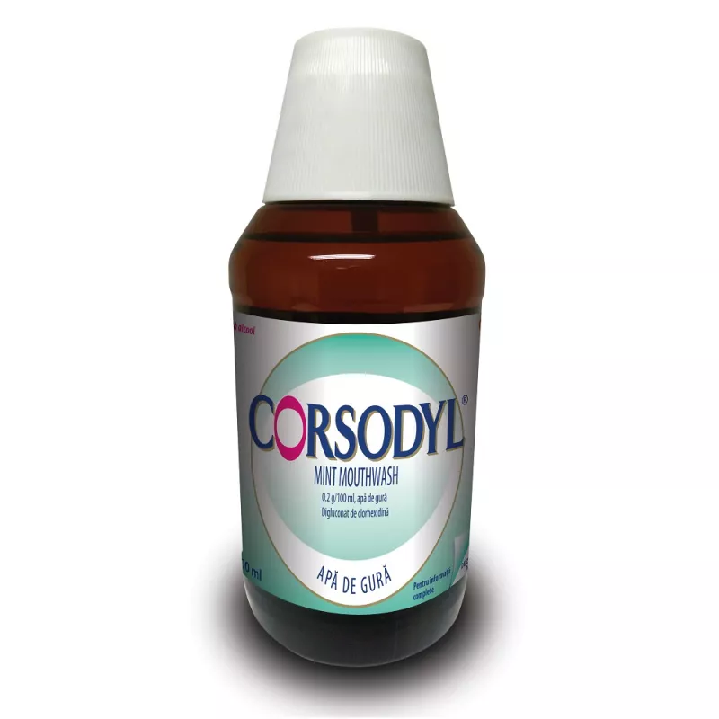 CORSODYL MINT MOUTHWASH x 1, [],axafarm.ro