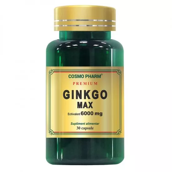 COSMO PHARM GINKGO MAX 6000MG 30CPS, [],axafarm.ro