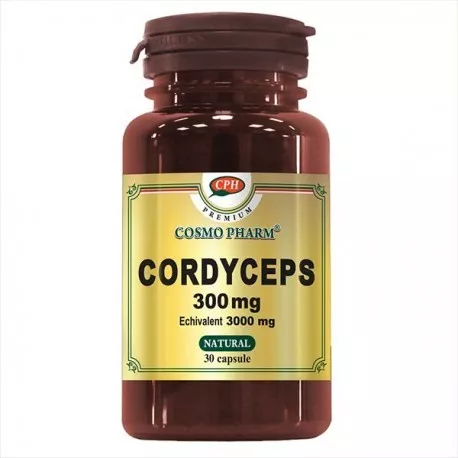 COSMOPHARM CORDYCEPS 300 MG X 60 CPS, [],axafarm.ro