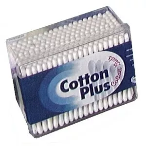 COTTON PLUS BETISOARE CU VATA 200 BUC, [],axafarm.ro