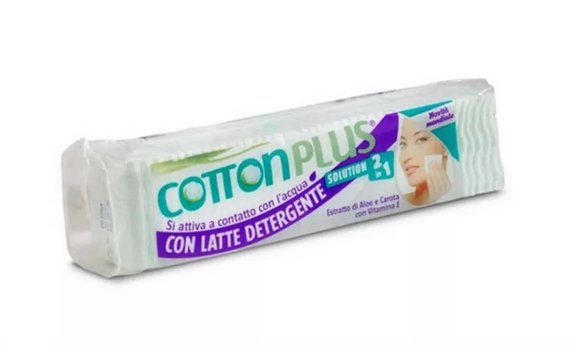 COTTON PLUS DISCHETE 120BUC, [],axafarm.ro