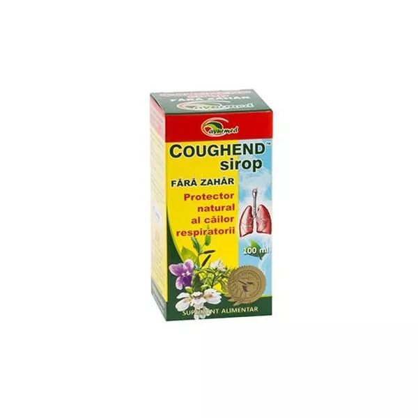 COUGHEND SIROP FARA ZAHAR 100 ML, [],axafarm.ro