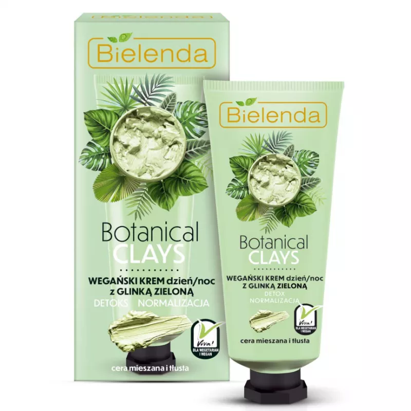 CREMA DE FATA BOTANICAL CLAYS CU ARGILA VERDE 50ML BIELENDA, [],axafarm.ro